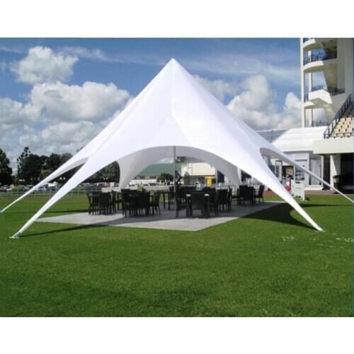 14m Diameter Star Tent Trade Show Outdoor Event Advertisement Party Exhibition Single Top Shape Printed PVC Aluminum Tents