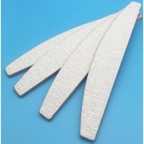 500pcs Nail File 100/180 Sanding Buffer Block Pedicure Manicure Buffing Polish Beauty Tools Professional Nail Files Grey Boat