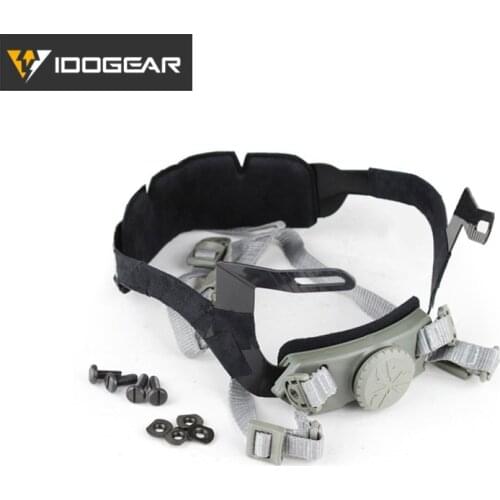 IDOGEAR Tactical FAST Helmet Hanging System Suspension OPS-CORE ACH Occ-Dial Liner Kit Helmet Accessories 3809
