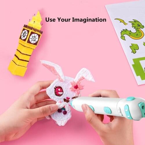 3D Printing Pen Magic DIY 3D Pen/Pencil 3D Printing Best Eor Kids With ABS Filament 1.75mm For Drawing Christmas Birthday Gift