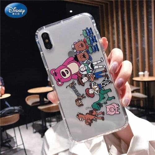 DISNEY Winnie the Pooh Silicone Case for IPhone 11 12Pro Xs Max Official Liquid Silicon 360 Full Cover zz0501-19