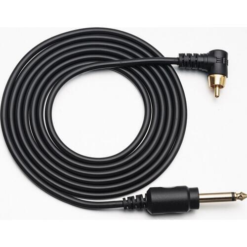 One Pro Silicone Soft Right Angled Tattoo RCA Cord For Power Eyebrow Tattoo Machine Accessories Supply