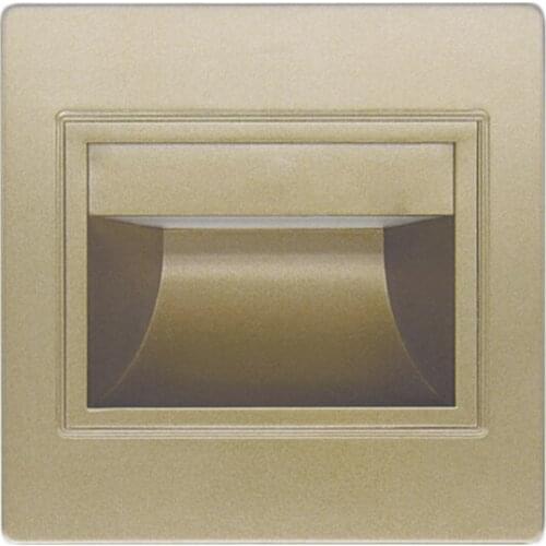 LED Recessed Wall Luminaire Step Light 1.5W Recessed Lamp for Staircase Corridor xobw