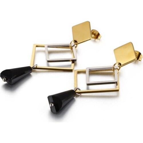 TIGERDOG BITEME Women's Gold Earrings