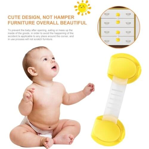 10pcs/set Safety Lock Baby Kids Plastic Cabinet Door Fridge Drawer For Child Kid babysc Cupboard in the Drawers Refrigerator Toi