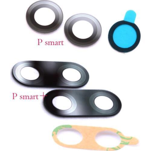 2pcs new original rear back camera glass lens for Huawei P smart + /P smart