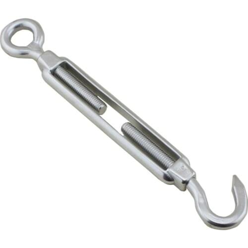 5pcs 316 Stainless Steel Basket screws wire rope tension Hook & Eye Turnbuckle Wire Rope Tension