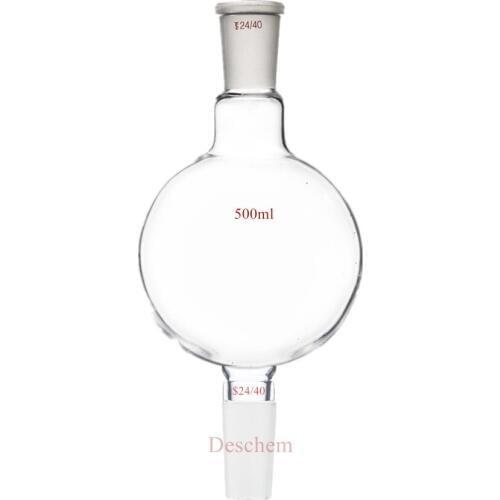 500ml,24/40,Chromatography Receive Glass Flask,Ground Joint,Laboratory Glassware