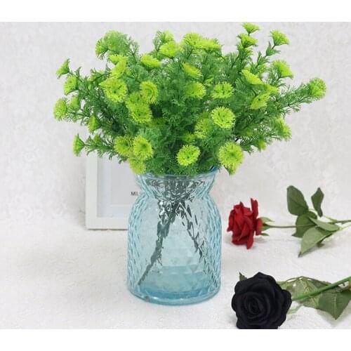 Artificial plant decor home soft plastic plant money grass bunches party wedding DIY flower arrangement material