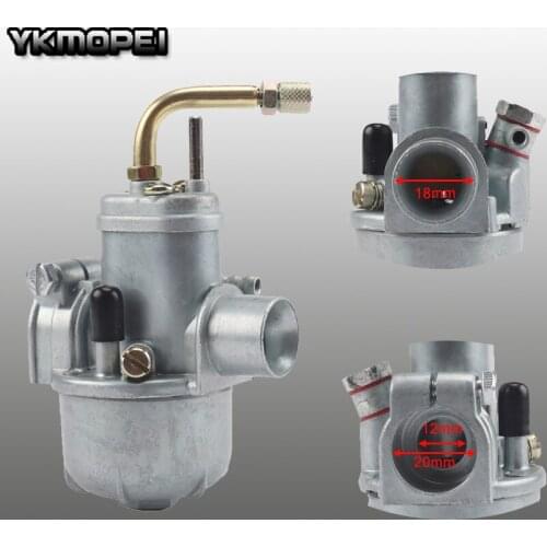 12mm Carburetor Puch for Moped Bing Style Carb Stock Maxi Sport Luxe Newport Cobra Carburettor
