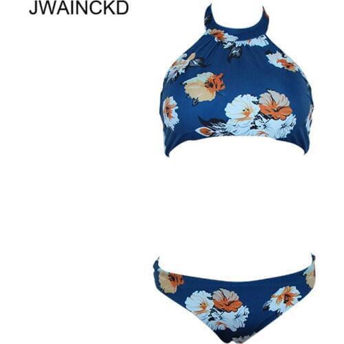 JWAINCKD Bikinis Set 2019 New Padded Bikini Push Up Swimwear Women Swimsuit Female Bathing Suit Brazilian Bandage Halter Biquini