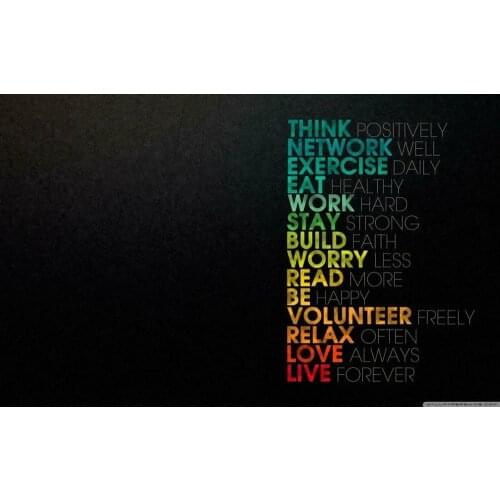 Motivation Think Inspiration Life Quote Giant Art print Silk poster Home Wall Decor