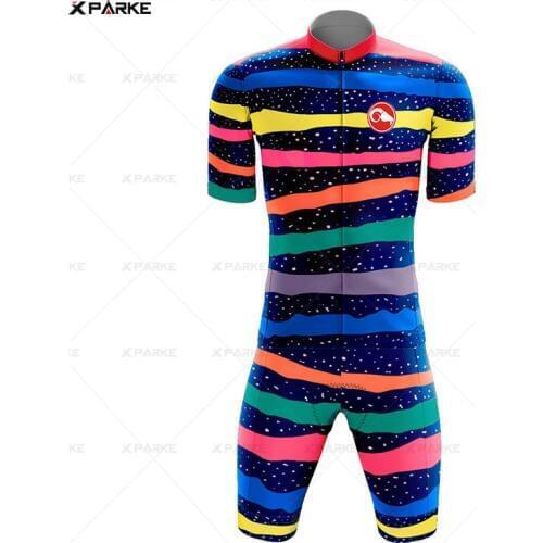 New 2020 Triathlon Suit mens Short sleeve Cycling Jersey Skinsuit cycling Maillot Cycling Ropa ciclismo clothes set