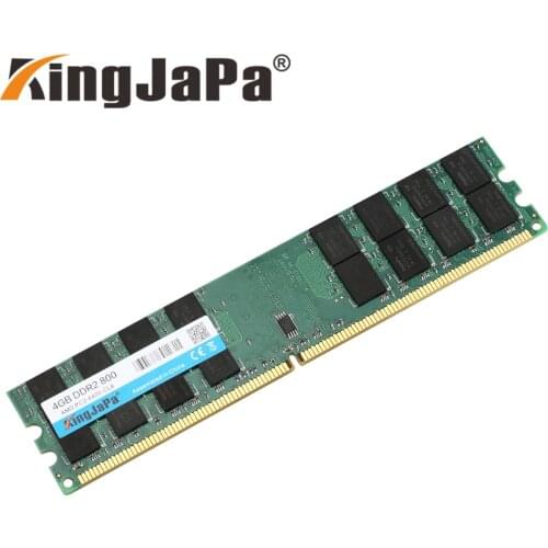 Kingjapa DDR2 4GB Ram 800MHz PC2-6400 Desktop PC DIMM Memory RAM For AMD System High Compatible 240 pins