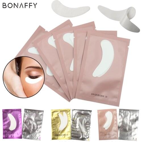 200pairs Eyelashes Pads Gel Patch Grafting Eyelash Under Pads Eye Patches For Eyelash Extension Paper Sticker Wraps Makeup Tools