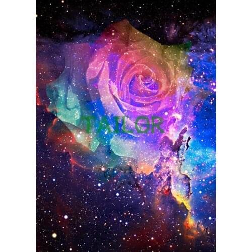 Full square wall stickers Cross stitch haft diamentowy kit set Cuadros 5D diamond painting tools Rose flower colour Mosaic art 1