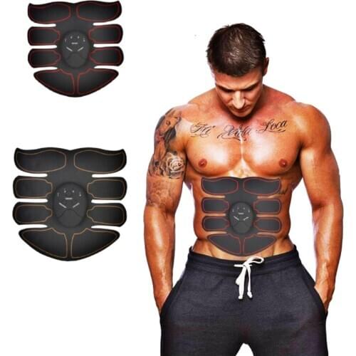 EMS Wireless Muscle Stimulator Trainer Smart Fitness Abdominal Training Electric Weight Loss Stickers Body Slimming Belt Unisex