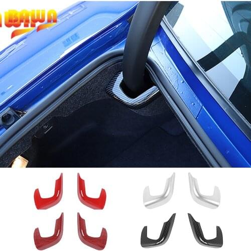 BAWA Interior Mouldings ABS Tailgate Lift Decoration Cover Accessories for Dodge Charger 2011-2020 Car styling