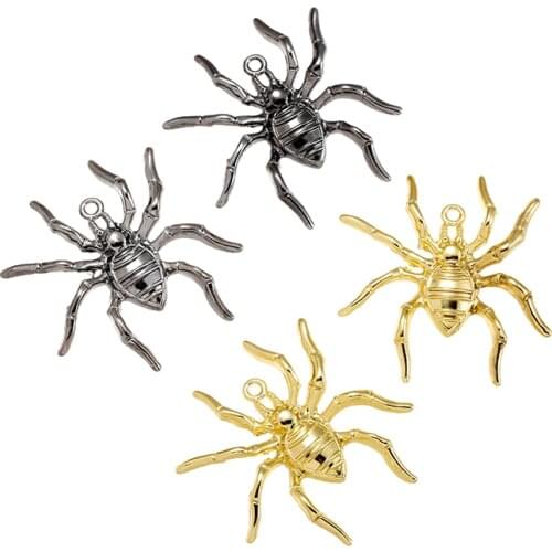 YuenZ Hot Sell 5pcs Metal Mix Color animal Charms spiderPendant for Women Necklace Jewelry Accessories Making