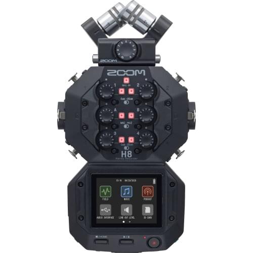 ZOOM H8 Multi-Channel USB Audio Interface Handy Recorder 8-track simultaneous recording for field recording,music & podcasting