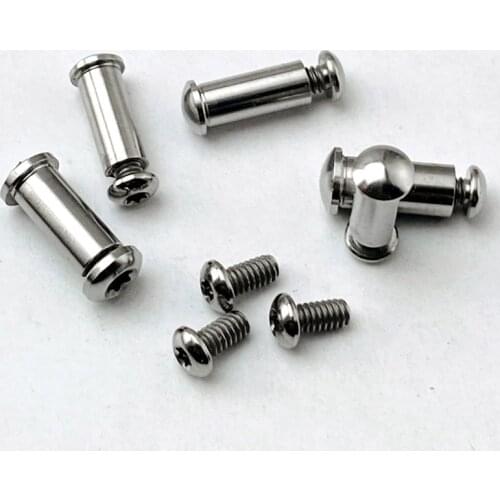 1 Set Stainless Steel Screws for Spyderco Endura C10 Delica C11