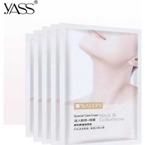 30Pcs YASS Neck Mask Anti Aging Whitening Lifting Firming Moisturizing Nourish Neck Sheet Mask Skin Care