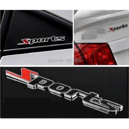 Car styling sport Logo Emblem Badge Decal Sticker for land rover discovery 3 daihatsu sirion citroen c3 skoda octavia chevrolet