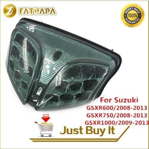Free shipping Motorcycle Accessories Rear tail light Fit For Suzuki GSXR600 750 GSXR1000 LED Rear Brake Turn Signal Light