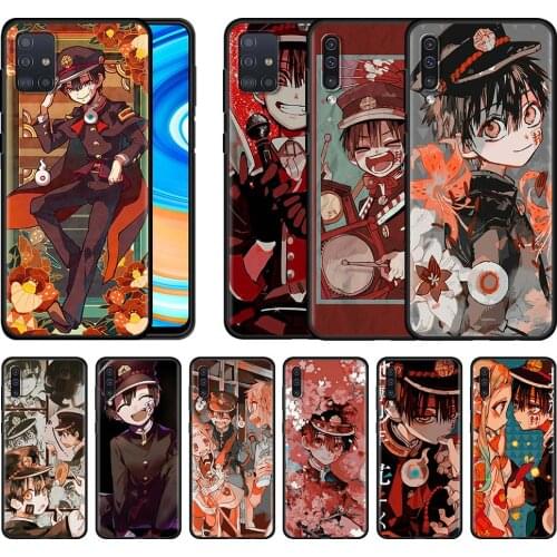 Case For Samsung Galaxy A51 A71 A21s A12 A31 A72 A52 A32 5G A41 A02s Ultra Thin Silicone Phone Cover Coque Cute Anime Hanako Kun