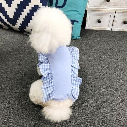 Spring Autumn Dog Hoodies Small Dog Clothes T-shirt Coat Outfit Yorkshire Poodle Bichon Pomeranian Schnauzer Puppy Costumes