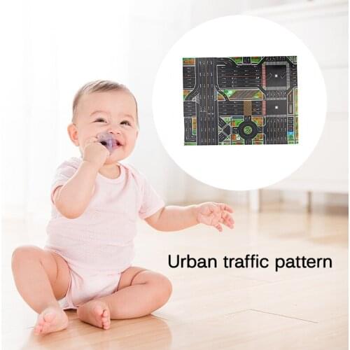 Kids City Traffic Car Park Mat Waterproof Parking Lot Kids Playmat Kids Rug Boy Girl Educational Toys for Children Gift Game