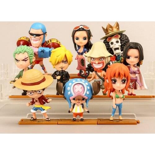 One Piece Anime Figure Monkey D Luffy Nami Sanji Zoro Robin Boa Hancock Action Figurine Collectible Model Doll Toys For Kid Gift