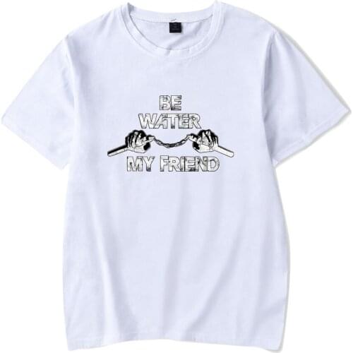 2020 Be Water Tshirt Chinese Kung Fu T-shirts O-Neck T-shirt Men/Women Short Sleeve Tee Casual Fashion Clothes