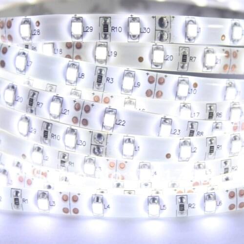 5m 300LED IP65 3528 SMD 12V flexible light 60 led/m,white/warm white/blue/green/red/yellow color;waterproof in silicon coating