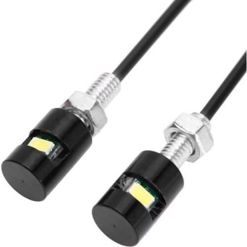 2pcs/lot Tail Number Styling New Car Auto Motorcycle License Plate lamp 12V MGO3