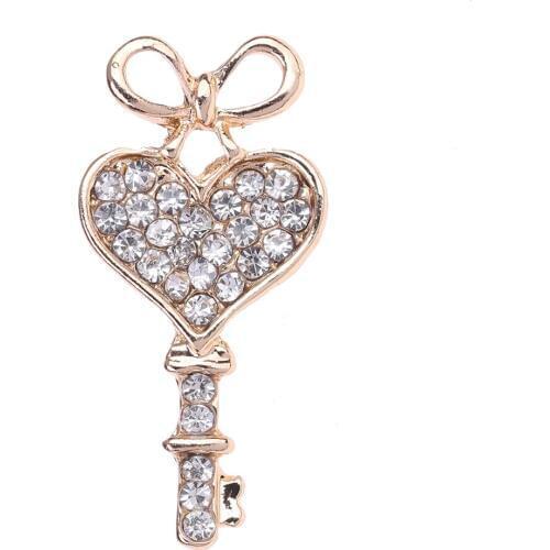 Lureme Brooches Bow On Clothes