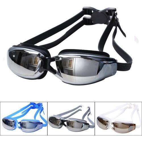 Men Women Anti Fog UV Protection Swimming Goggles Professional Electroplate Waterproof Swim Glasses