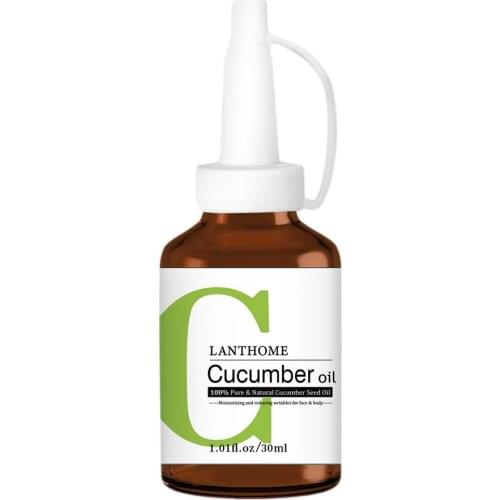 Cucumber Oil Natural Facial Care Moisturizing Face Care Essence Long Lasting Eye Dry Feet Care Organic Health Safe Treatment
