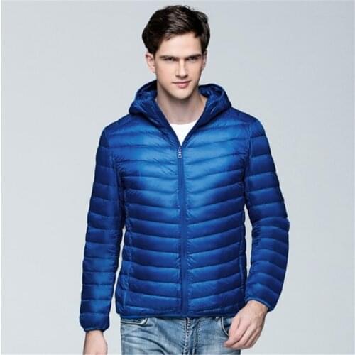 2020 Autumn Men Jacket light Coat Thermal Hiking Down Waterproof Camping Windproof Patchwork Outdoor Outwear Hot Sale Tops