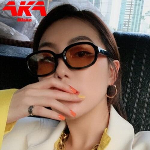 AKAgafas Oval Sunglasses Women Small 2021 Vintage Sunglasses Women Retro Brand Designer Sun Glasses for Men Gafas De Sol Hombre