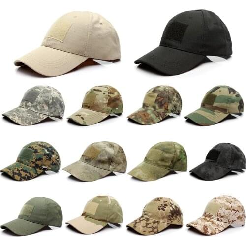 Adjustable Baseball Cap Tactical Summer Sunscreen Hat Camouflage Military Army Camo Hunting Camping Hiking Fishing Outdoor Cap