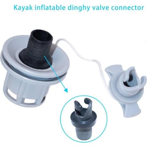 Rubber Boat Air Valve Adapter Boat Air Valve Adapter Surfboard Air Valve Inflatable Swivel Adapter New