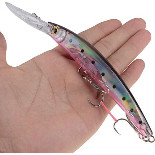 1PCS Big Minnow Long Lip Hard Bait Artificial 170mm 24g Deep Diving Fishing Lure Plastic Wobbler Quality Hooks Pesca Crankbait