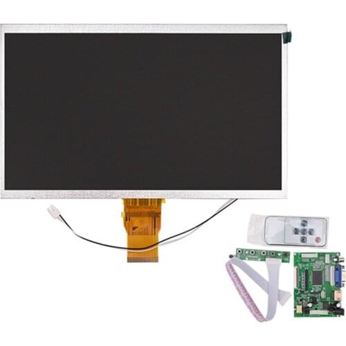 10.1inch 1024×600 LCD Screen Display panel+HDMI+VGA+2AV for Raspberry Pi LCD Monitors