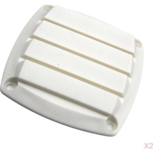 2x Boat Hose Intake Vent Ventilation Cover for Boat White 3 Inch