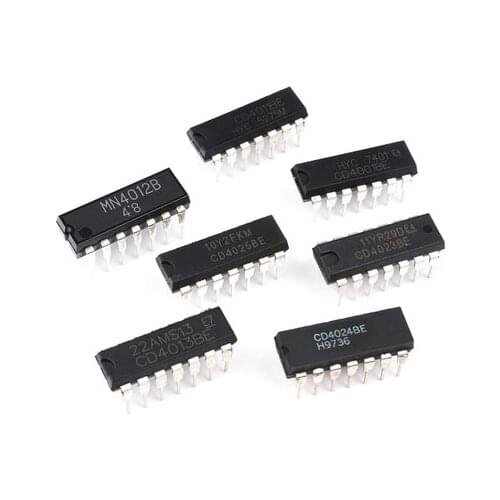 5PCS 100%New original CD4001 CD4002 CD4011 CD4012 CD4013 CD4023 CD4024 CD4025BE DIP-14 new original In Stock