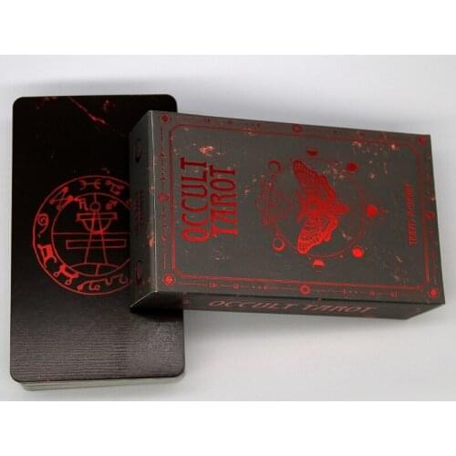 78 Cards Deck Occult Tarots Full English Oracle Cards Family Party Board Game E56D