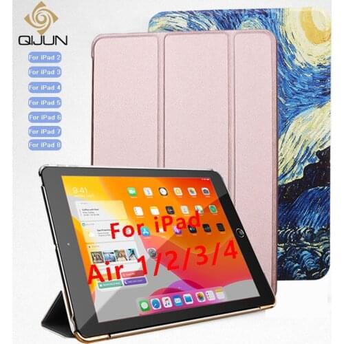 For iPad 7 8th Gen 10.2'' Case 2020 iPad 9.7 5th 6th 2017 2018 Cover 2/3/4 Capa iPad 2 3 4 5 6 7 8 Funda A2270 A1893 A1822 Cases