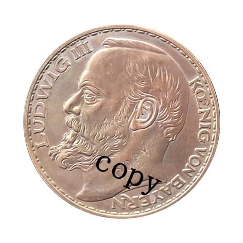 German 1913 3 Mark coin copy 33MM