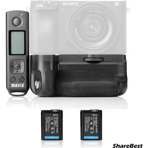 Meike MK-A6500 Pro Battery Grip Built-in 2.4Ghz with Rremote control For Sony A6500 with Battery